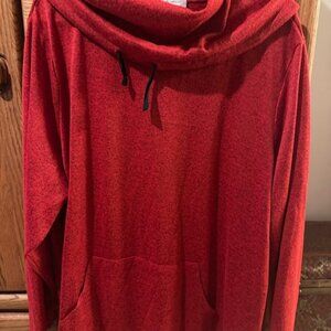 Red Avenue 22/24 Turtle Neck Long Sleeve Shirt with Front Pockets